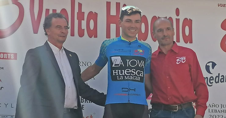 La Tova-Huesca La Magia se estrena en la Vuelta Hispania desde el podio